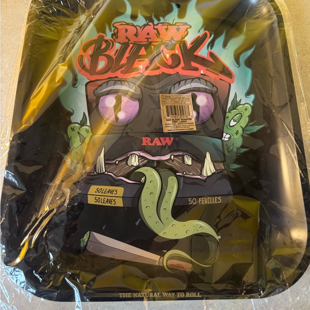 RAW Black Rolling Tray